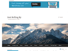 Tablet Screenshot of justrollingby.com